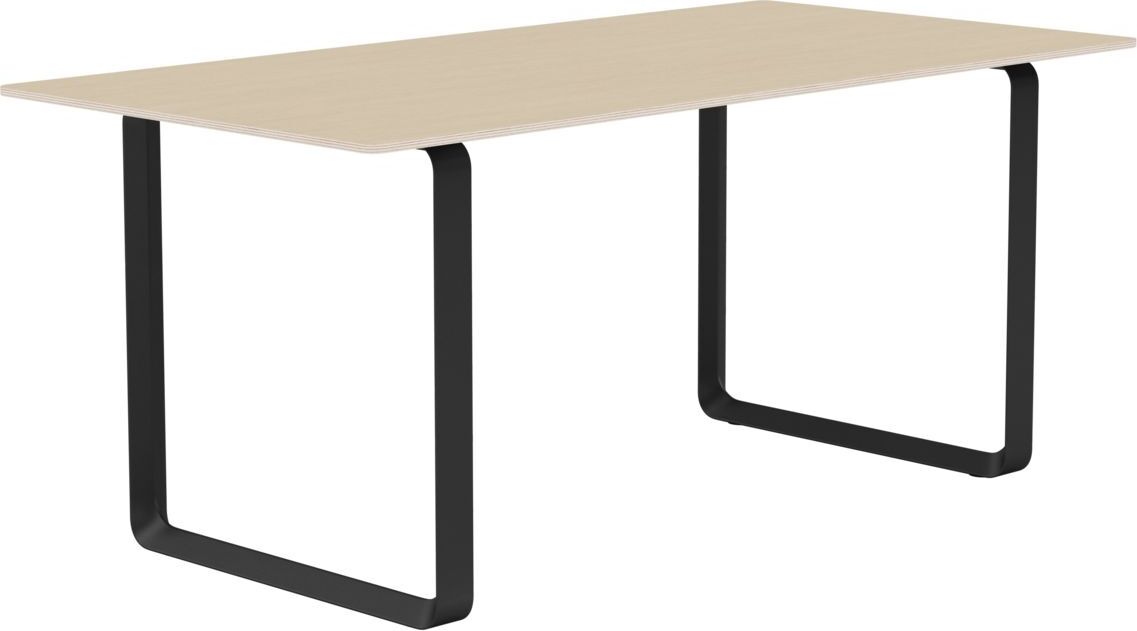 Stół Muuto 170 x 85 cm naturalny nogi czarne