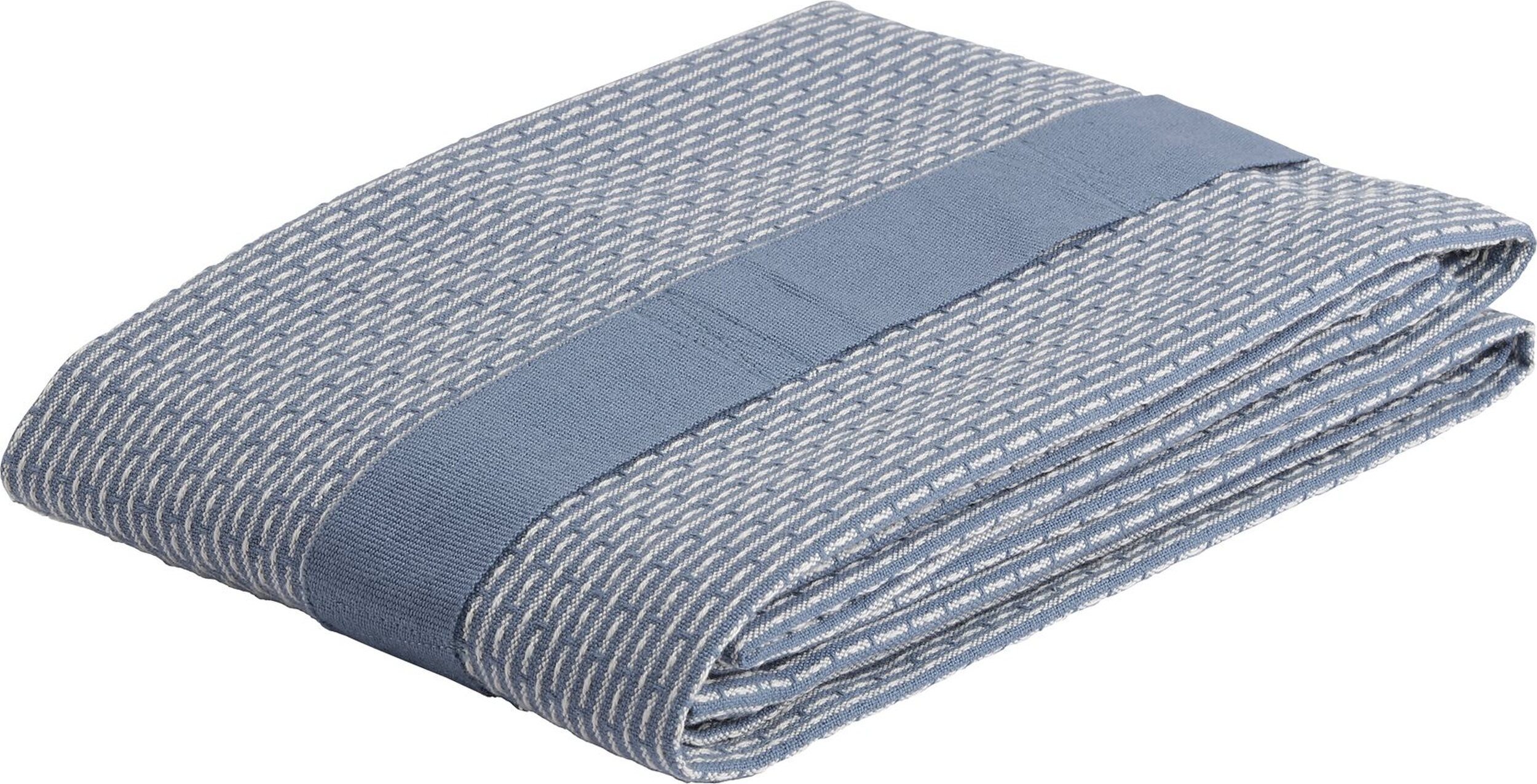 Ręcznik do włosów The Organic Company 40 x 120 cm szaroniebieski