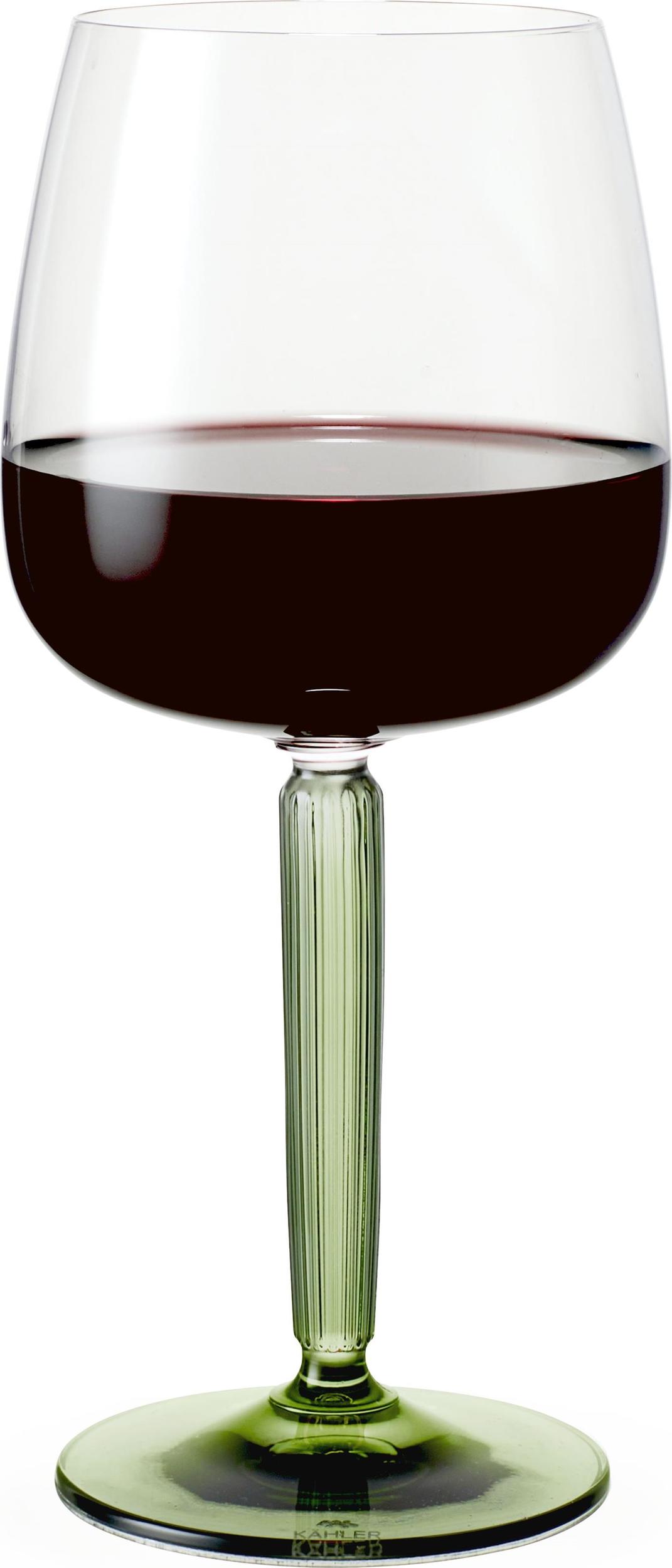 Kieliszki do wina czerwonego Hammershøi 490 ml zielone 2 szt.