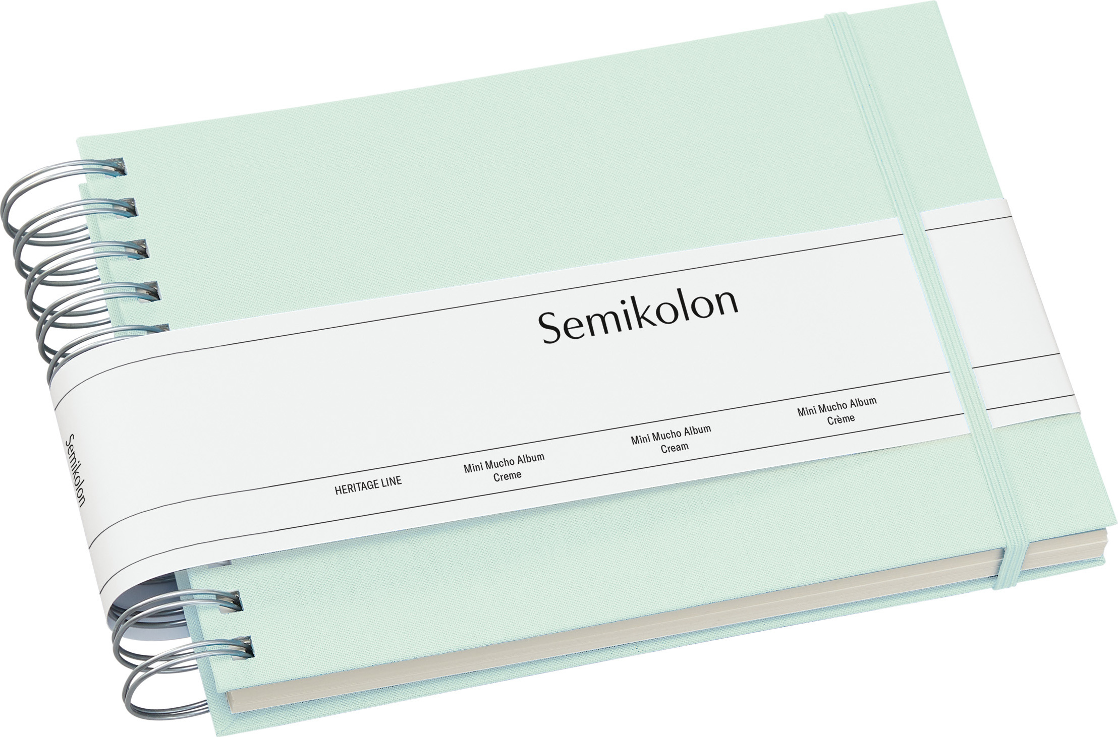 Album na zdjęcia Uni Mini Mucho miętowy z białymi kartami