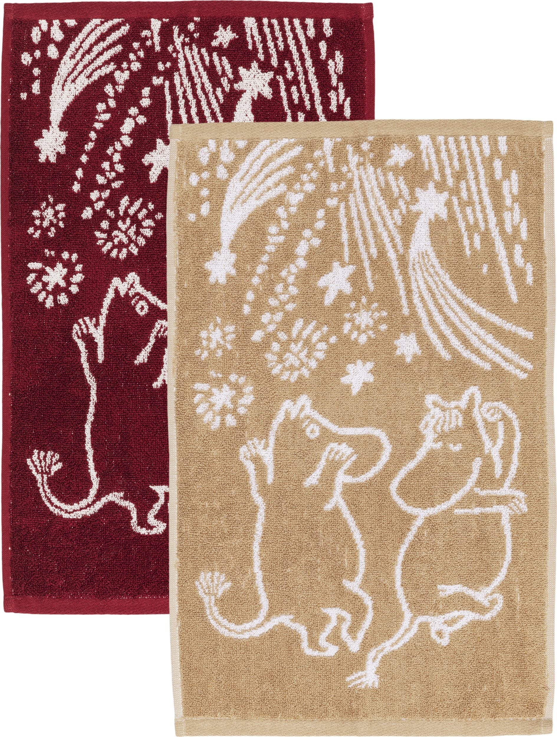 Ręczniki do rąk Arabia Finland Muminki Festive Moments 30 x 50 cm 2 szt.