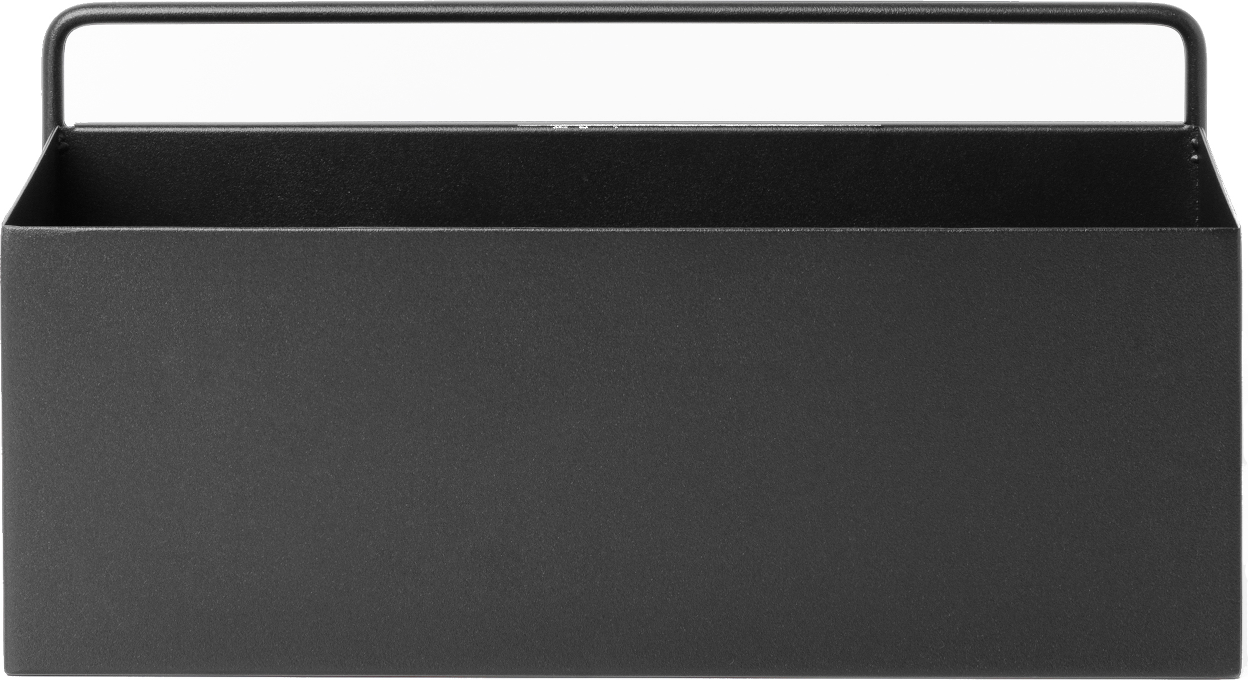 Pojemnik ścienny Ferm Living prostokątny czarny