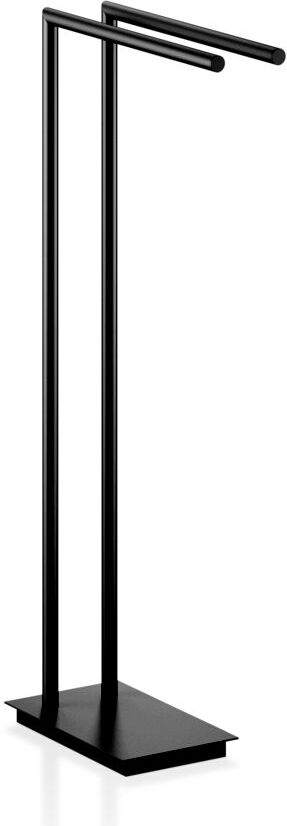 Stojak na ręczniki Straight czarny mat podwójny