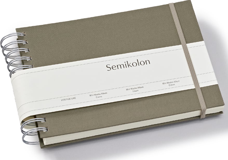 Album na zdjęcia Uni Mini Mucho brązowoszary z białymi kartami