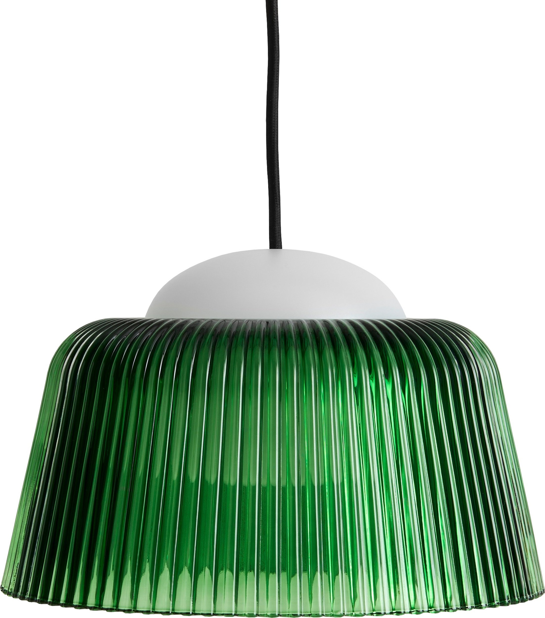 Lampa wisząca Brim 24,5 cm butelkowa zieleń