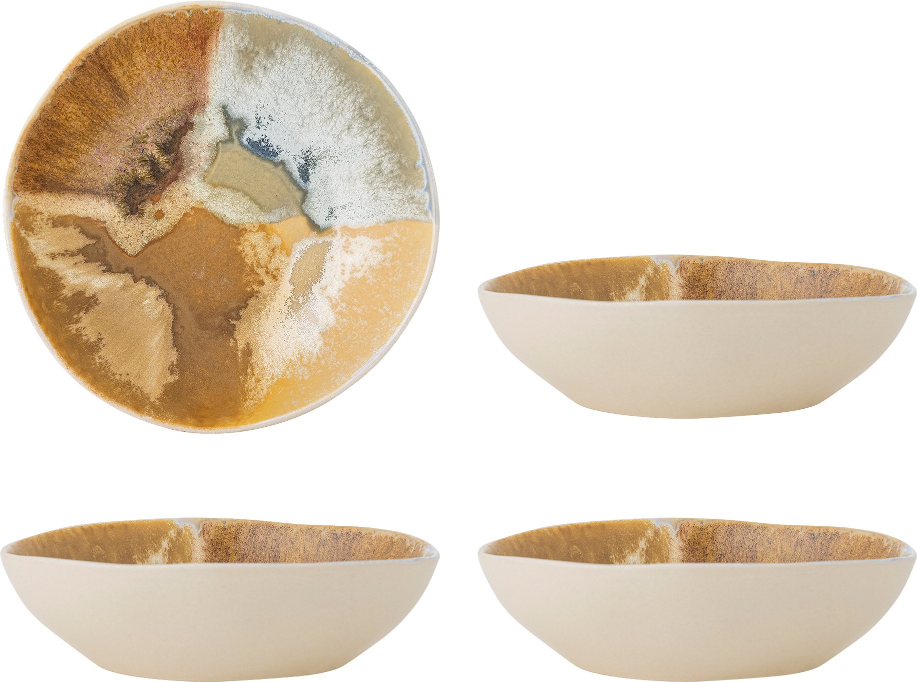 Miski Lacey 625 ml 4 szt.