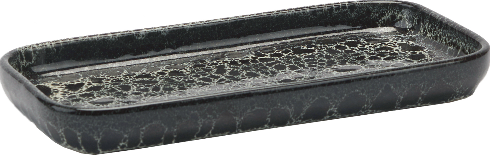 Taca dekoracyjna Ugo ciemnooliwkowa