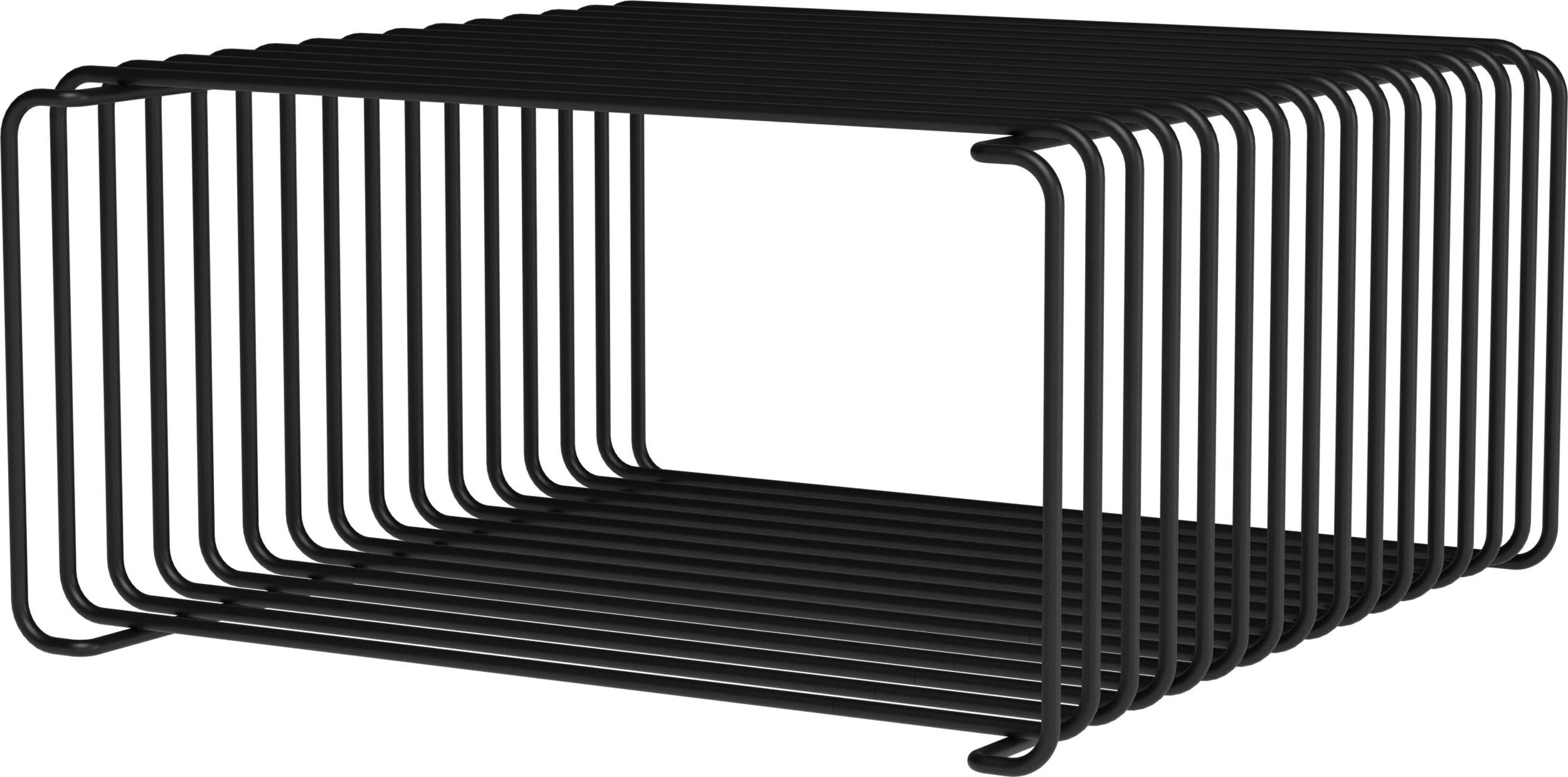 System modułowy Panton Wire 34,8 x 34,8 x 17,2 cm czarny