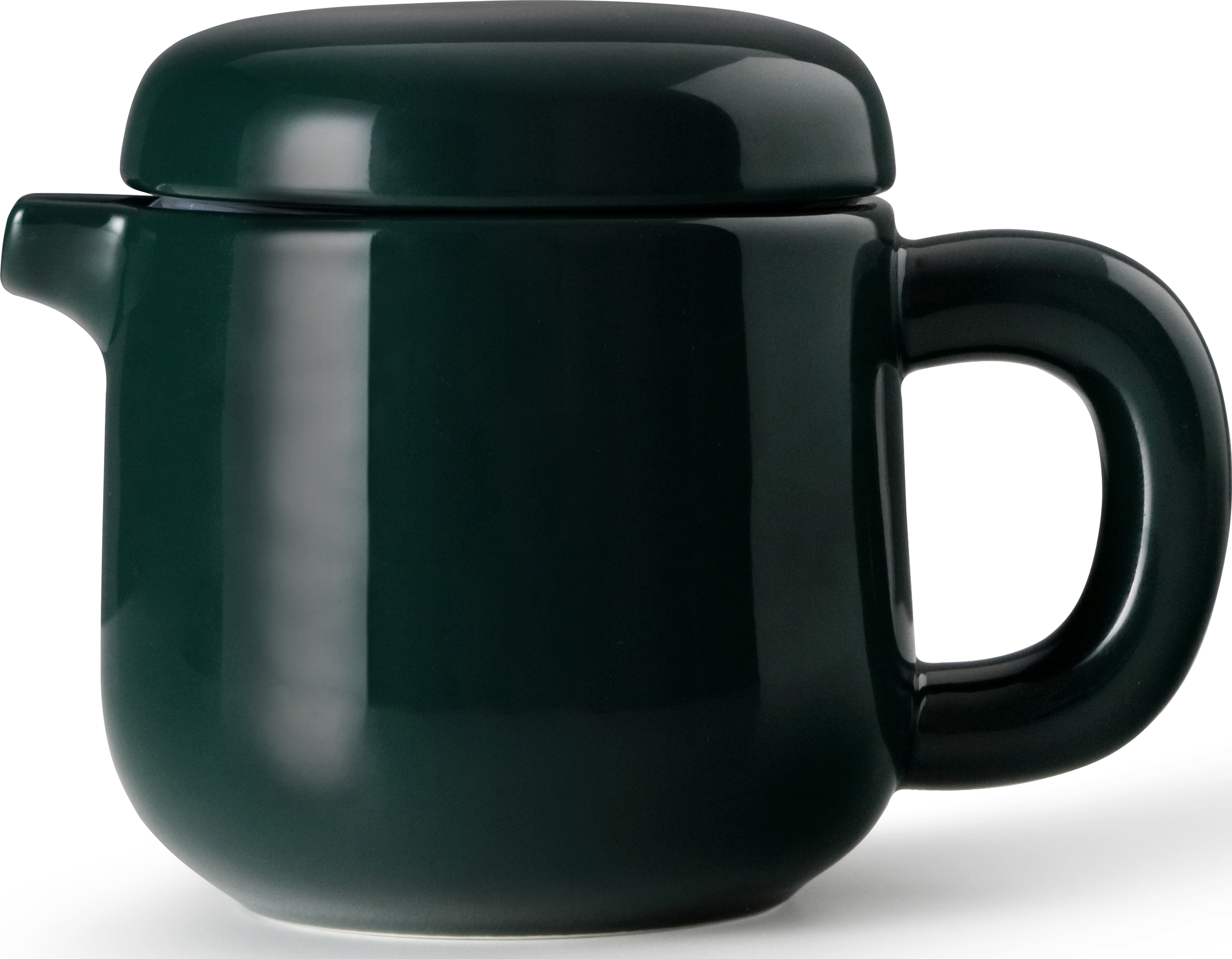 Dzbanek do zaparzania herbaty Isabella błyszczący ciemnozielony