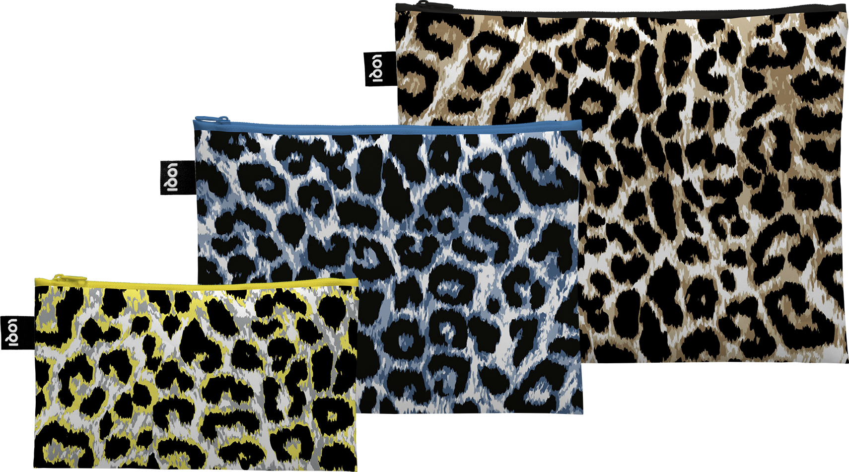 Saszetki LOQI Artist Leopard z recyklingu 3 szt.