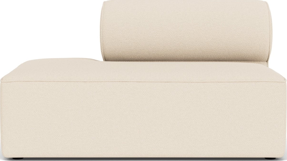 Zakończenie lewostronne sofy modułowej Eave 86 x 129 cm kremowe