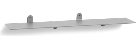 Półka ścienna N°1 74 cm jasnoszara