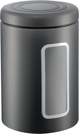 Pojemnik kuchenny Classic Line 2 l grafitowy mat z okienkiem