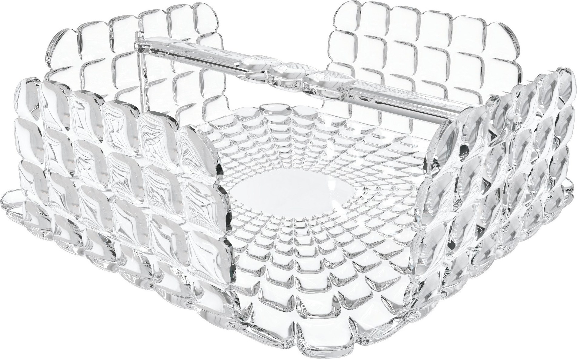 Serwetnik Tiffany kwadratowy przezroczysty