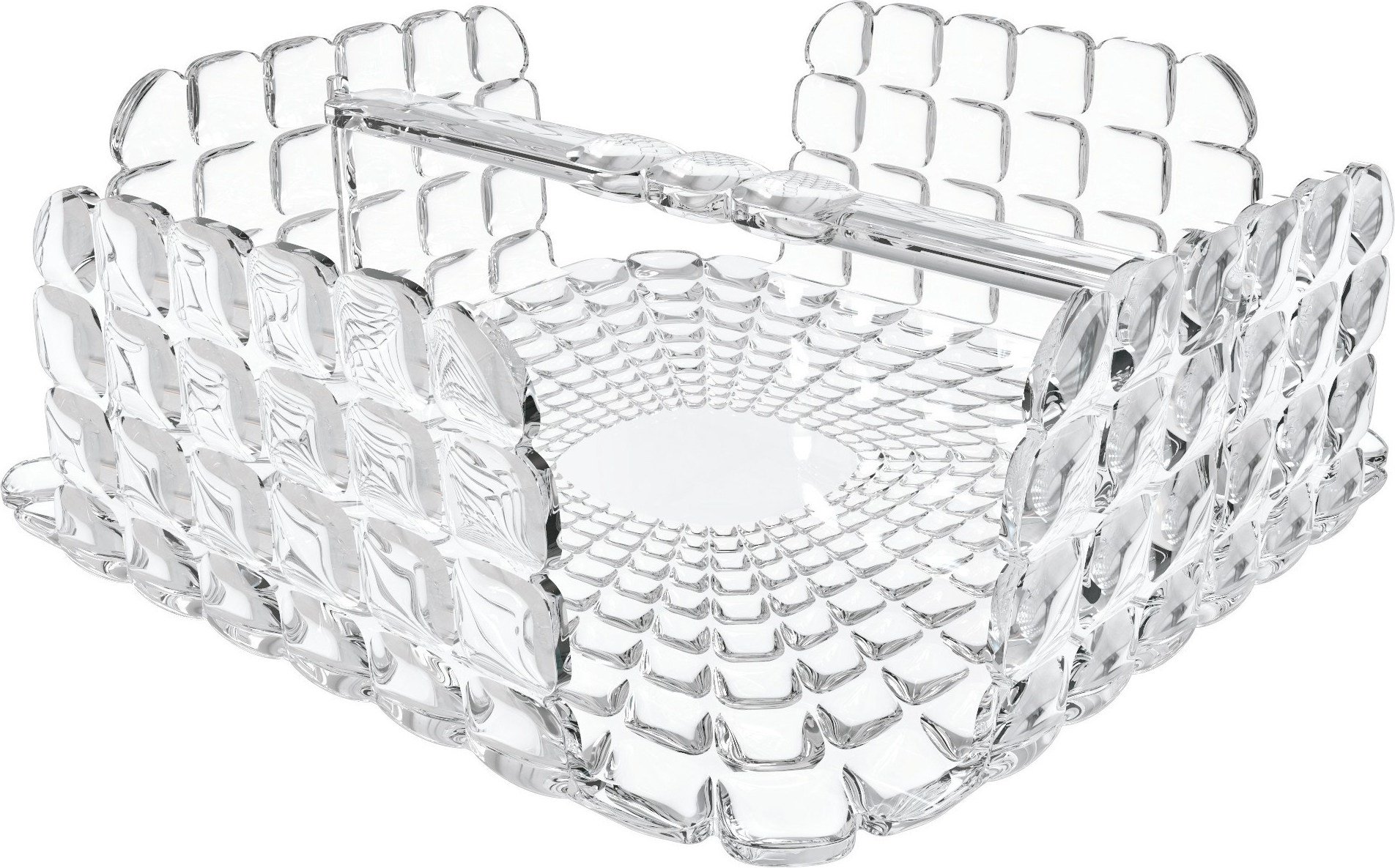 Serwetnik Tiffany kwadratowy przezroczysty