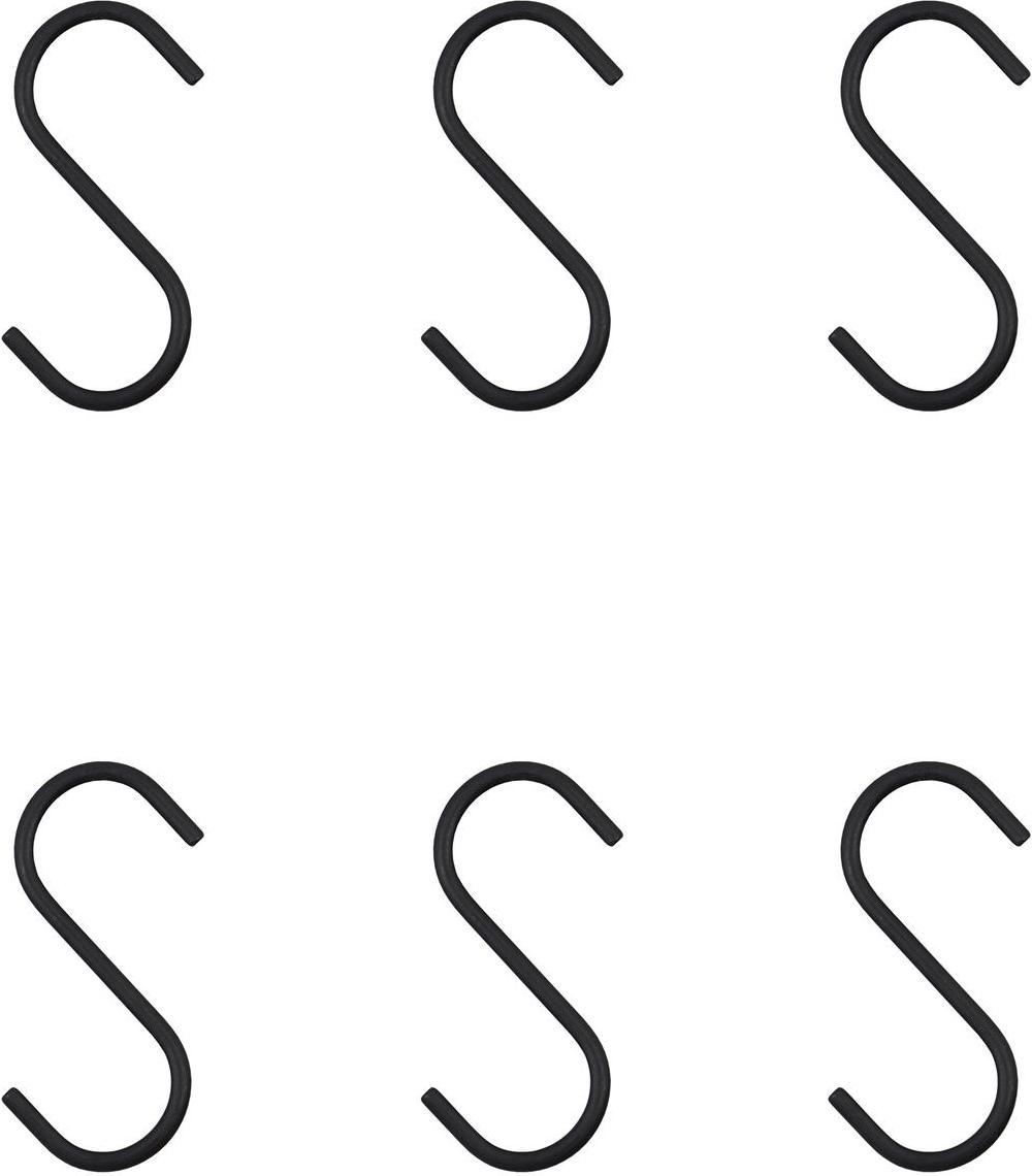 Haczyki Snap małe czarne 6 szt.