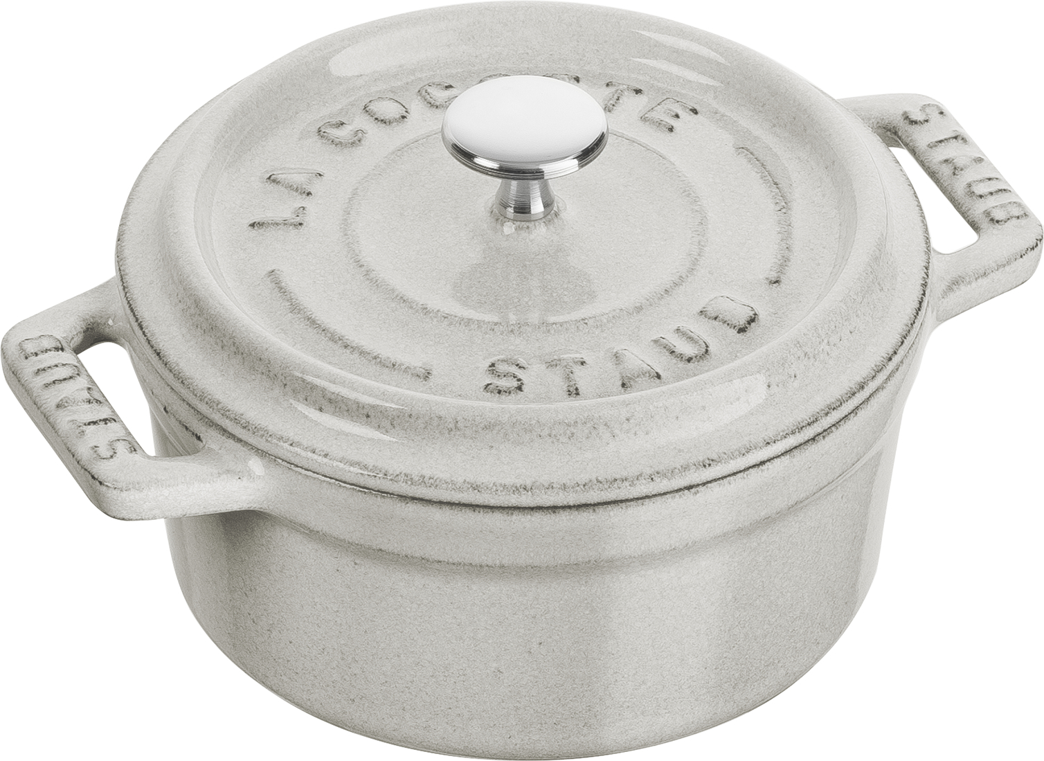 Garnek Mini Cocotte 250 ml biała trufla żeliwny