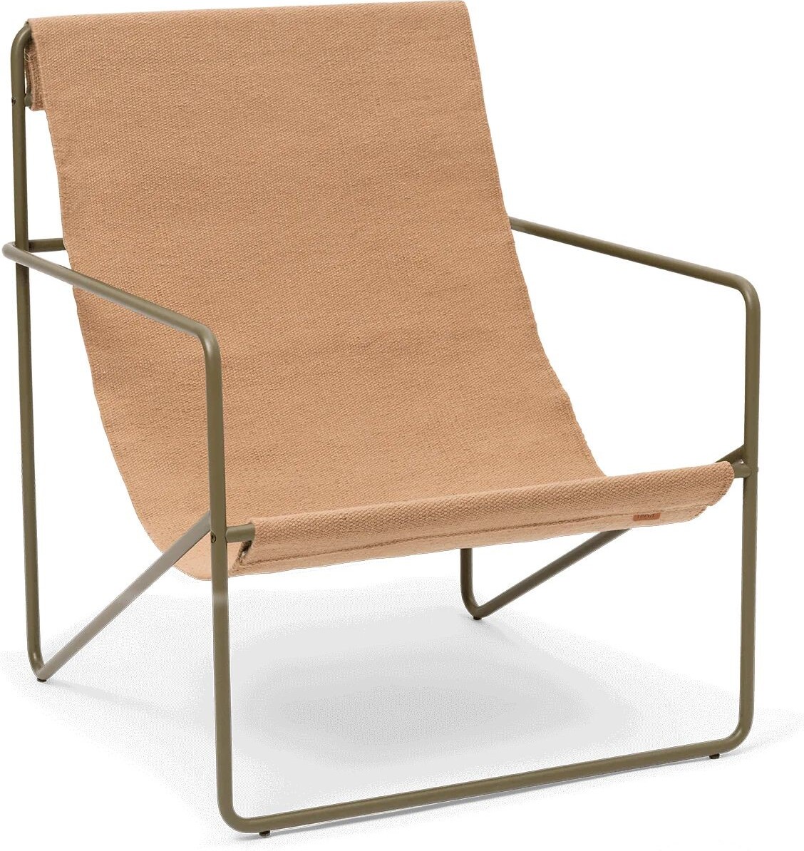 Krzesło Desert Sand z oliwkową ramą