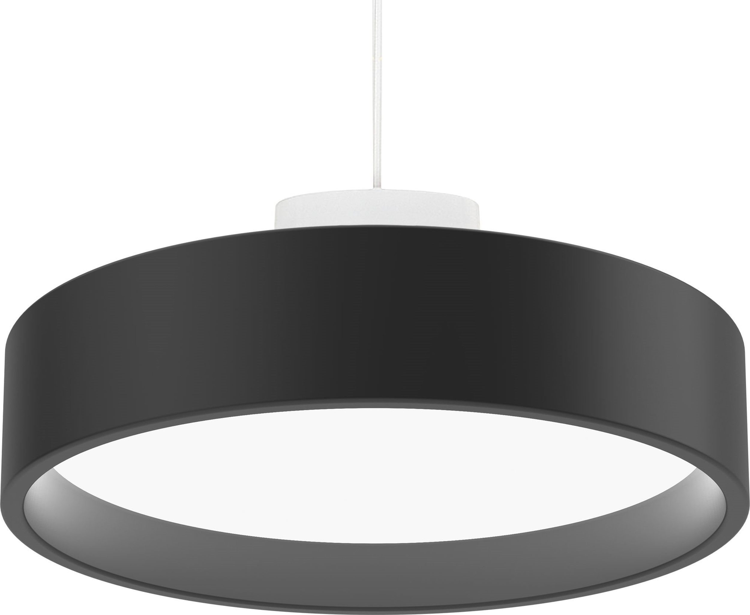 Lampa wisząca Circle Suspended LED 3000K 26,7 cm czarna
