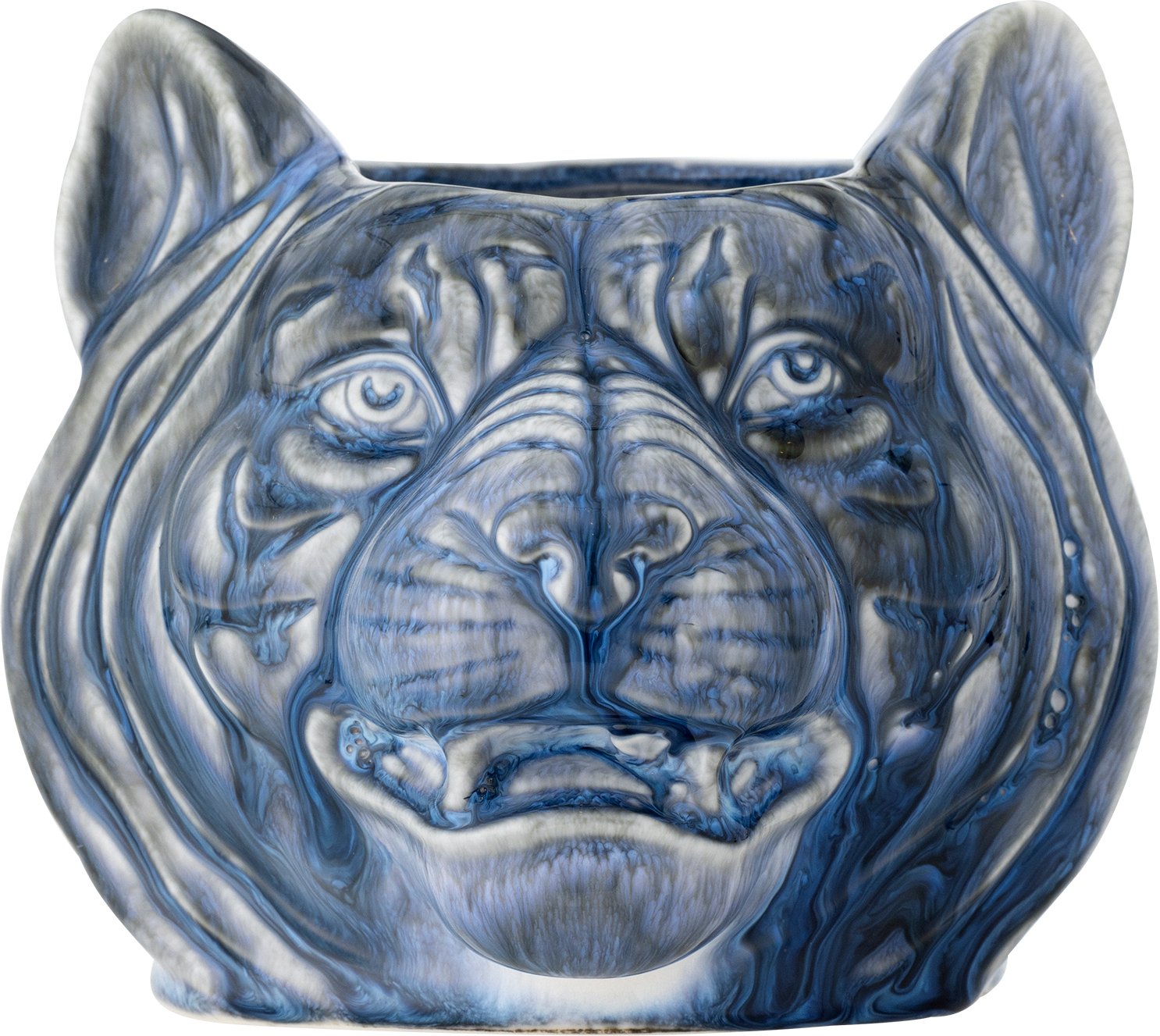 Osłonka na doniczkę Abner 14 cm niebieska