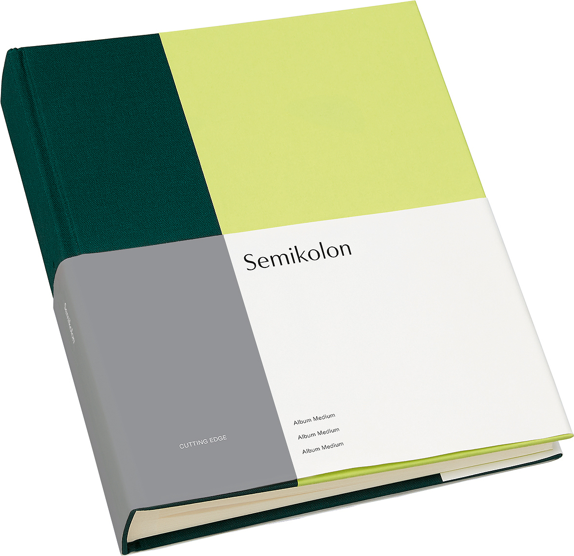 Album na zdjęcia Medium Cutting Edge ciemnozielono-kiwi