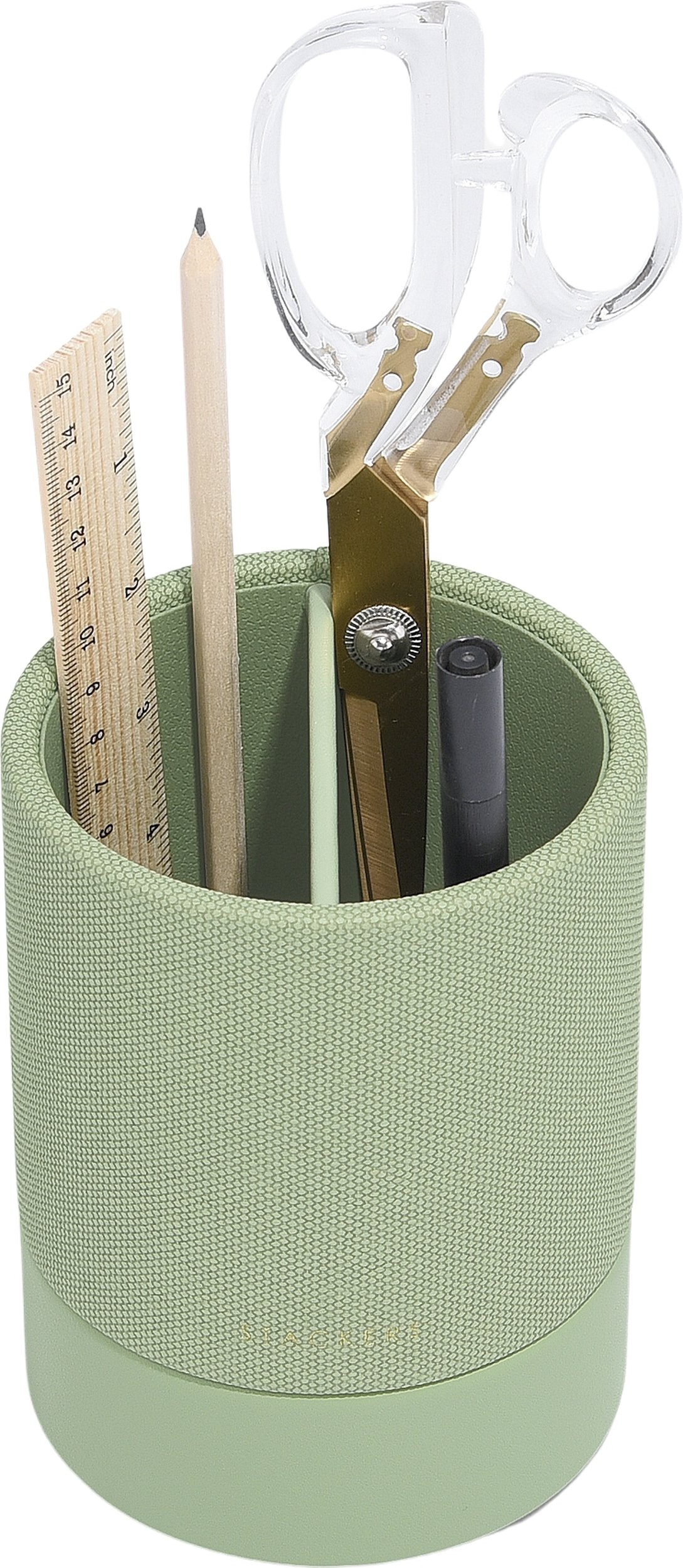 Organizer na przybory biurowe Stackers pistacjowy 2 el.