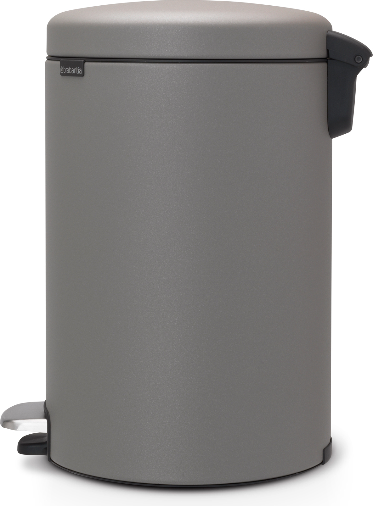 Kosz na śmieci pedałowy NewIcon 20 l mineral concrete grey