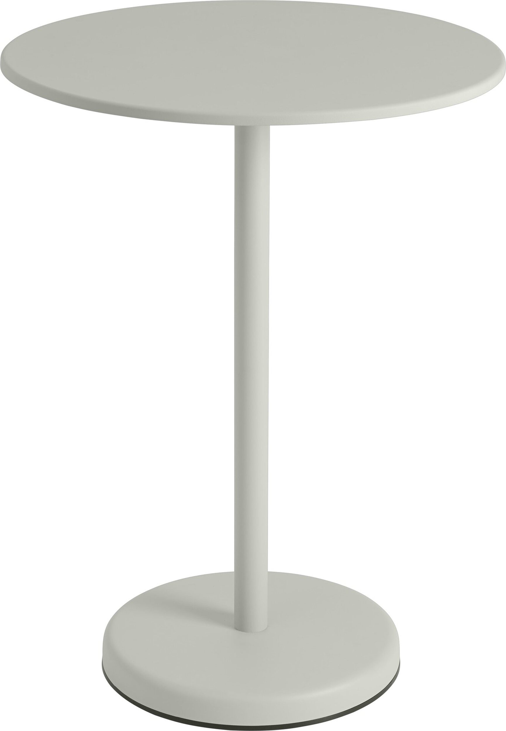 Stolik kawowy Linear okrągły 70 x 95 cm szary