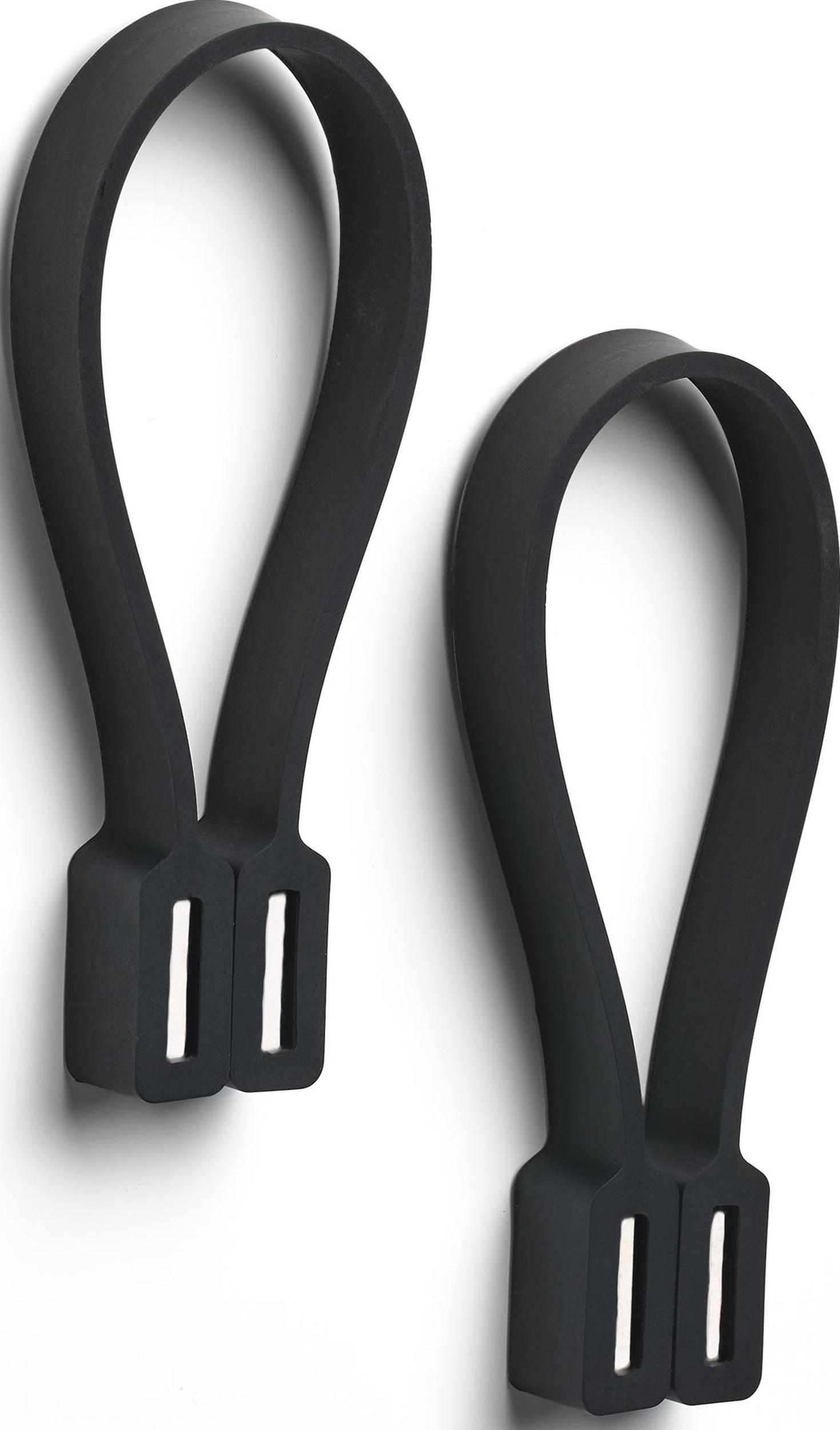 Zawieszki do haczyków ściennych Zone Denmark czarne magnetyczne 2 szt.