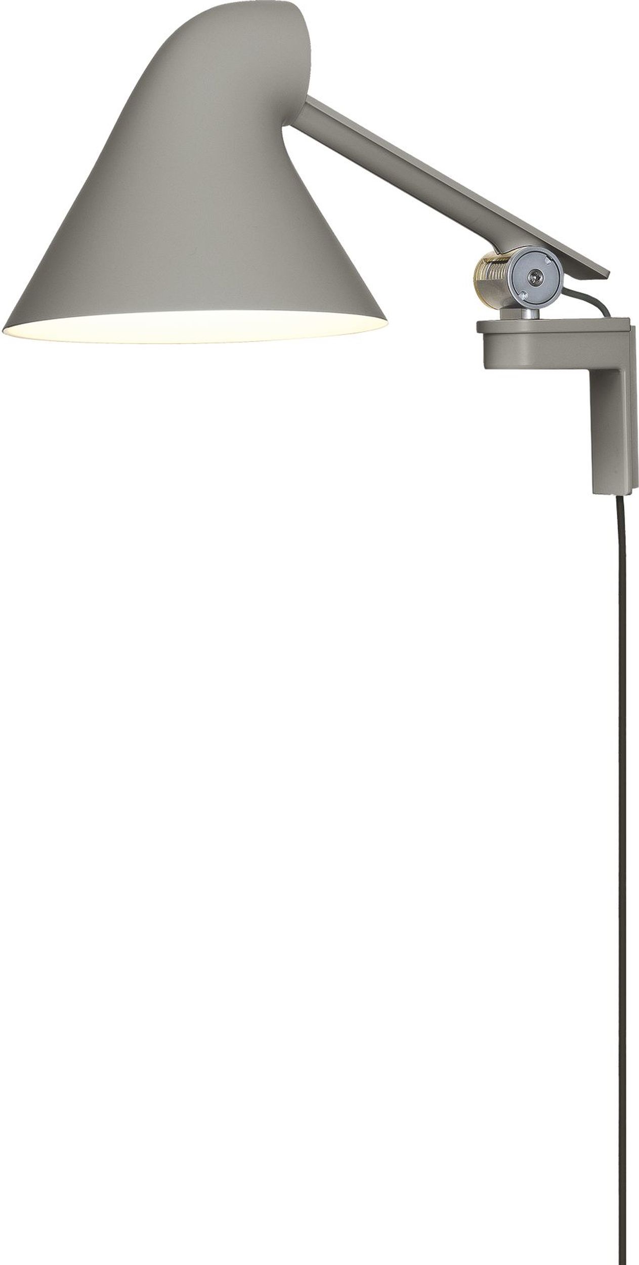 Kinkiet NJP LED 3000 K jasnoszary