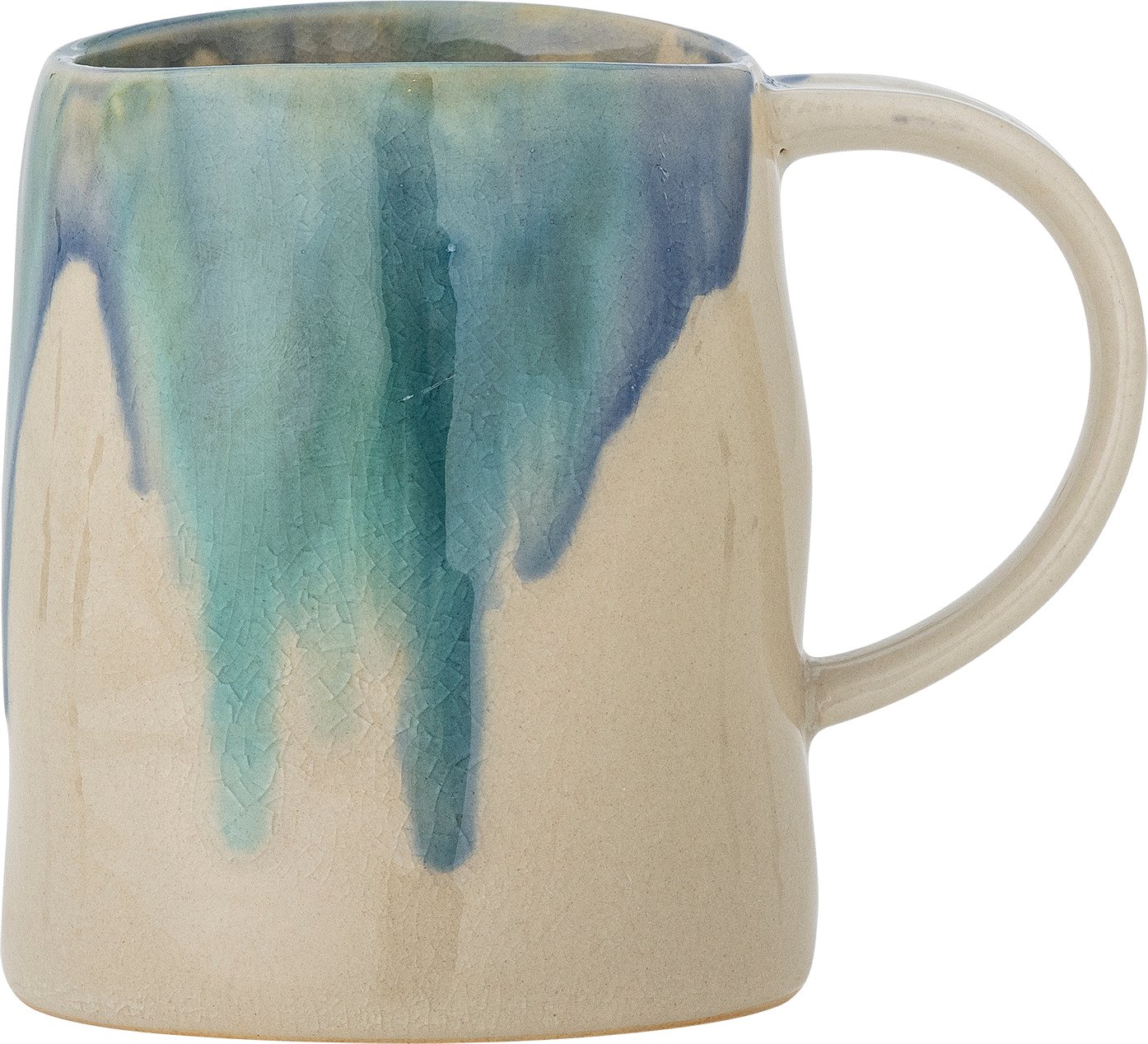 Kubek Yori 450 ml beżowo-niebieski