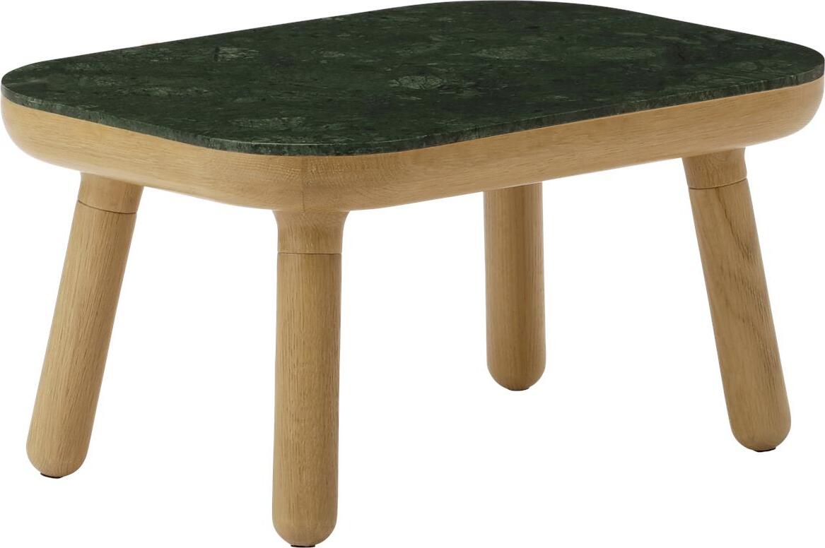 Stolik Paff 27 cm zielony z marmurowym blatem