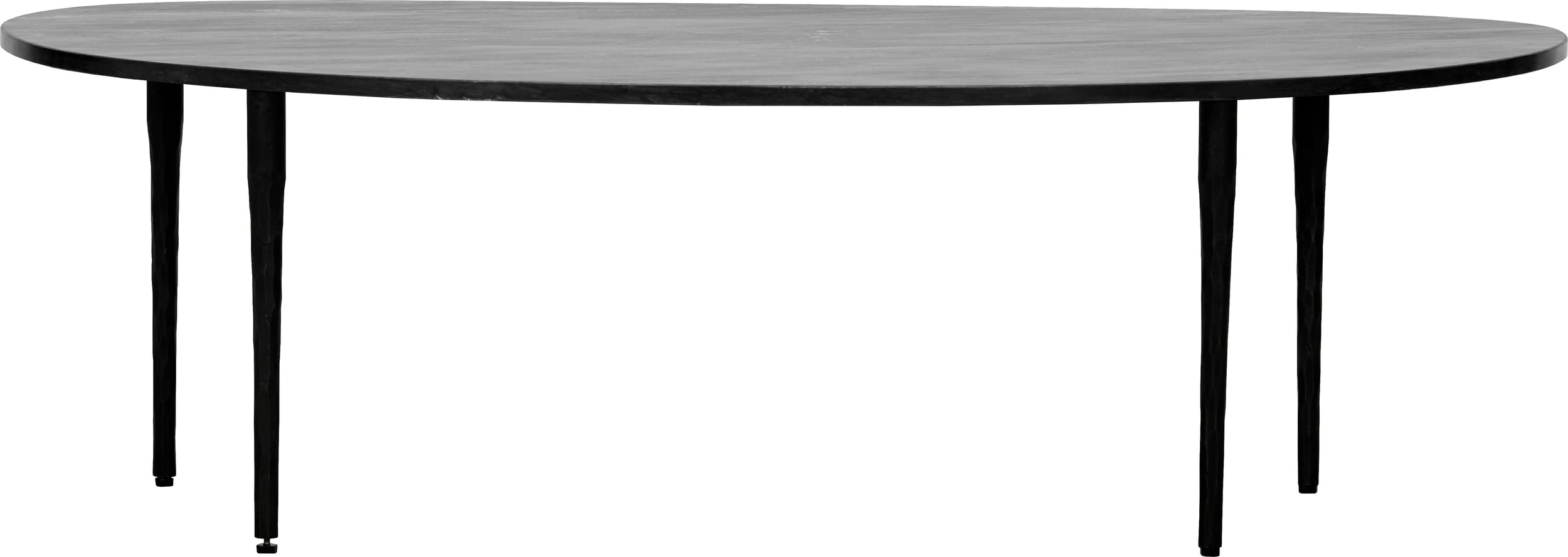 Stolik kawowy HDEda okrągły czarny marmur