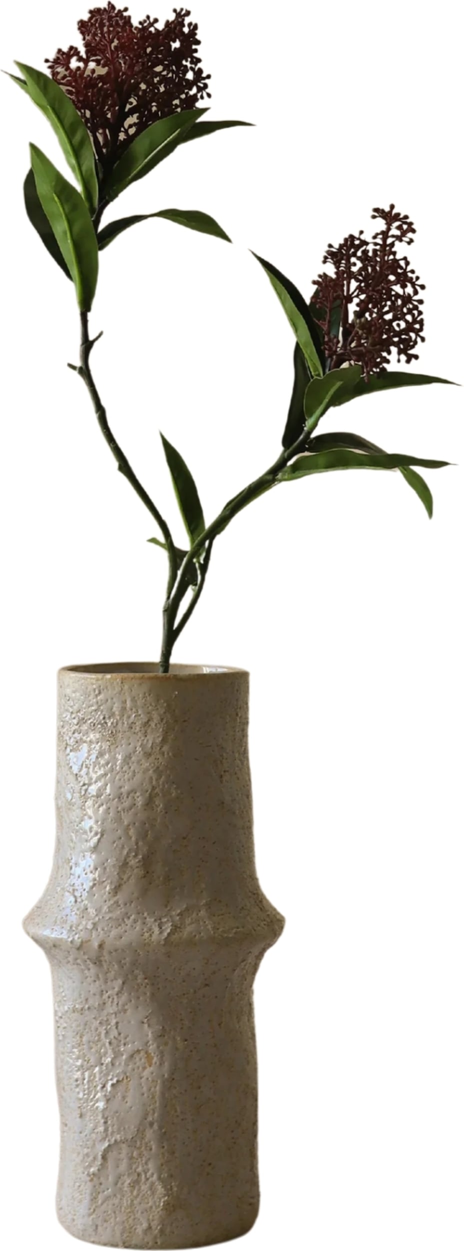 Kwiat sztuczny Botane skimmia 73 cm fioletowa