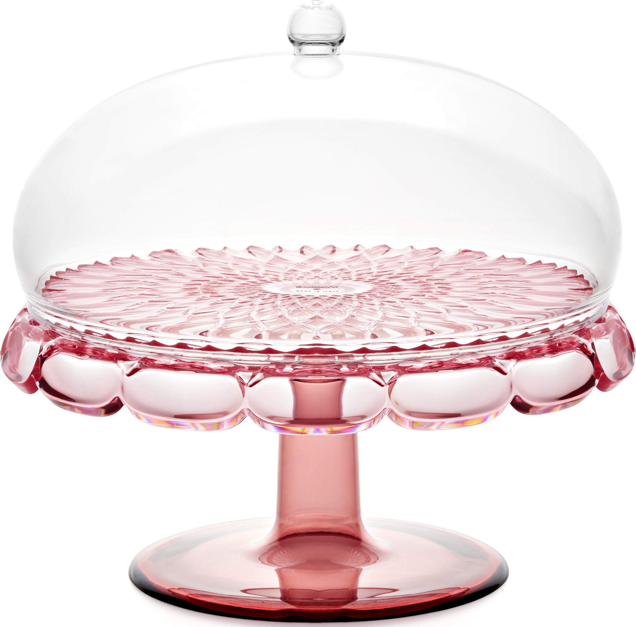 Patera na ciasto Vanity 27,7 cm różowa