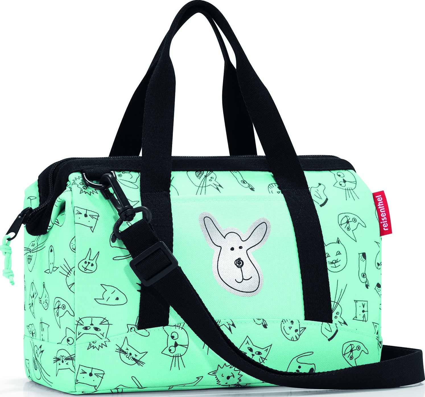 Torba Allrounder Kids Cats and Dogs XS miętowa