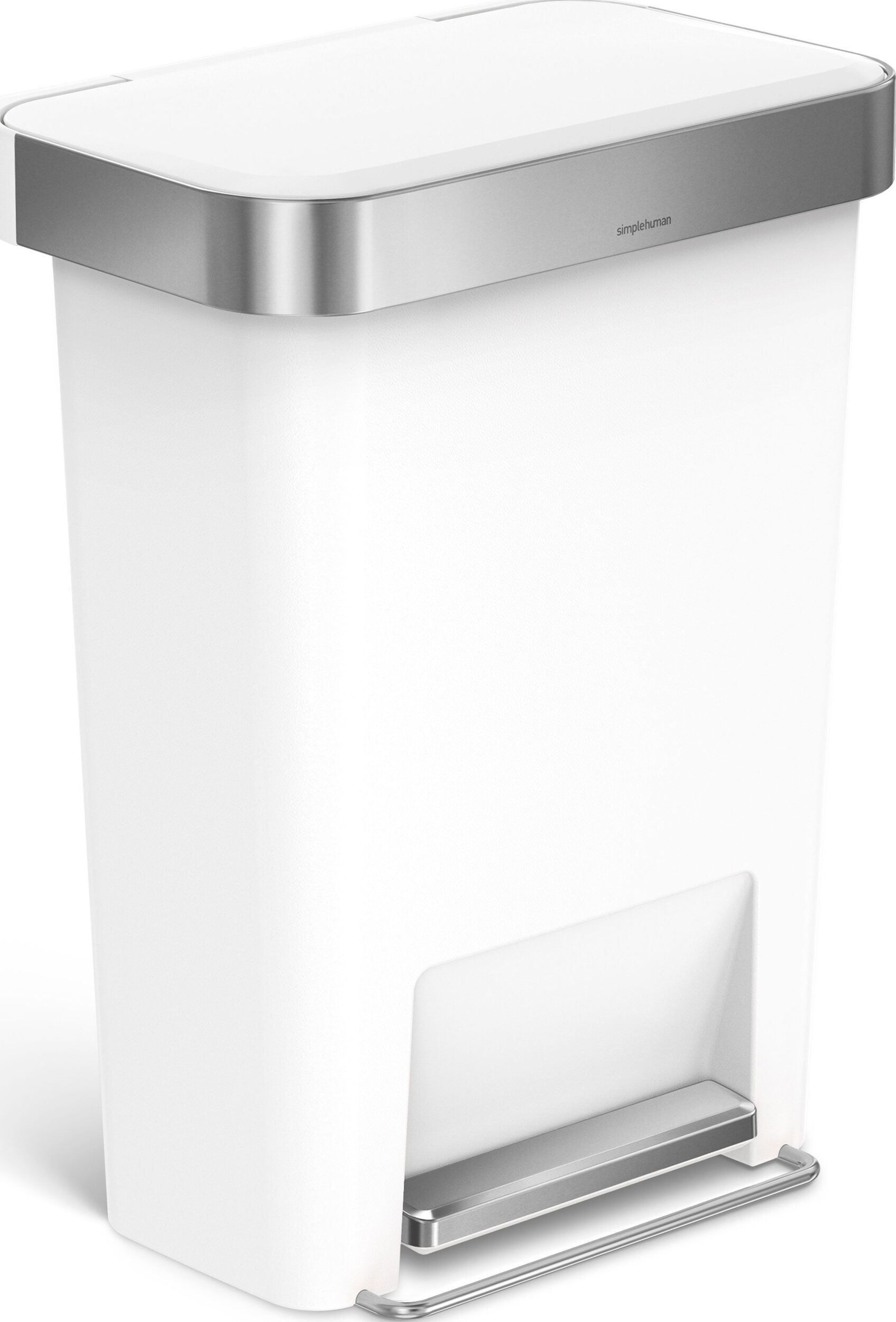 Kosz na śmieci pedałowy Liner Pocket 45 l biały