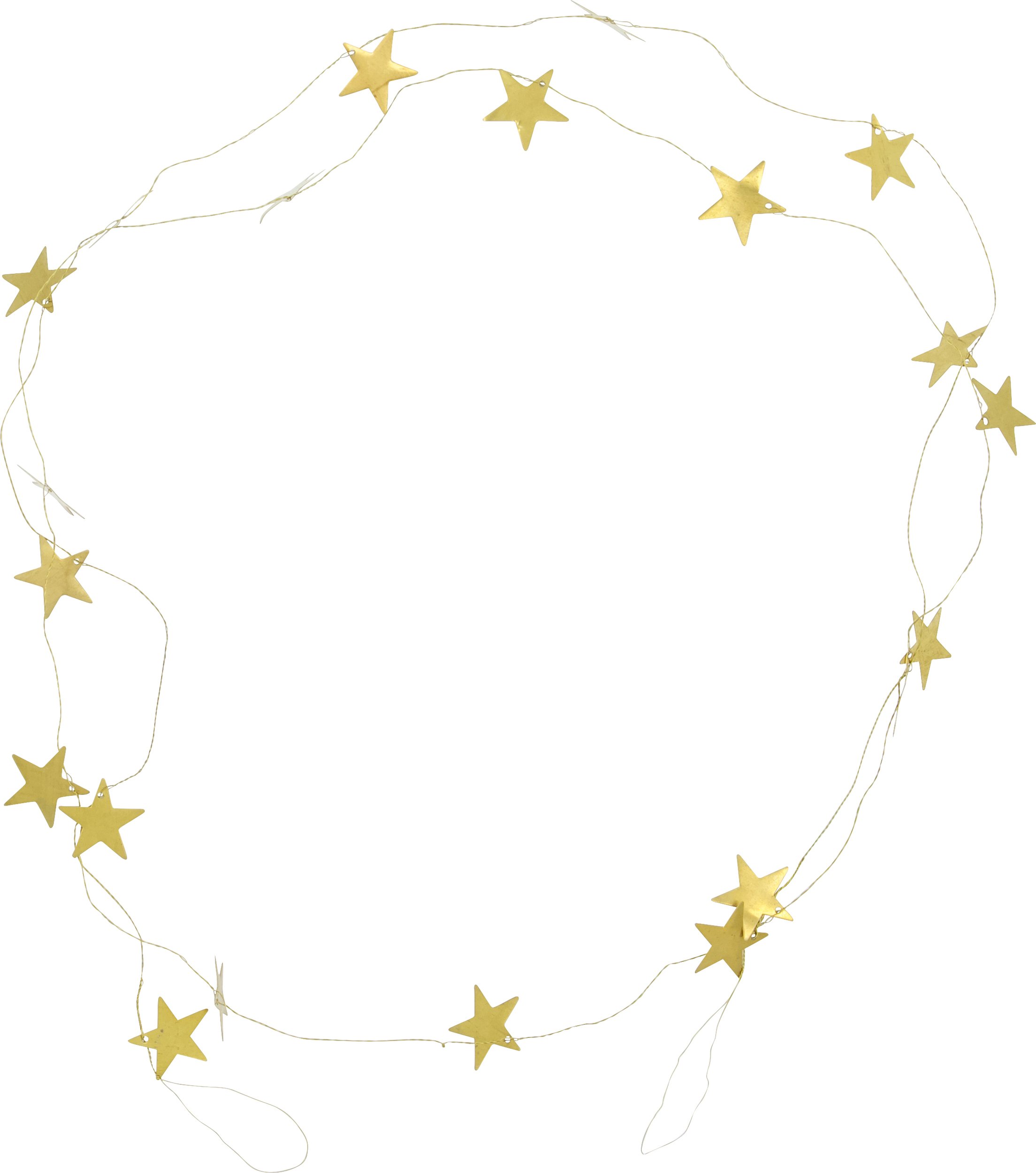 Girlanda HDStars duża mosiądz