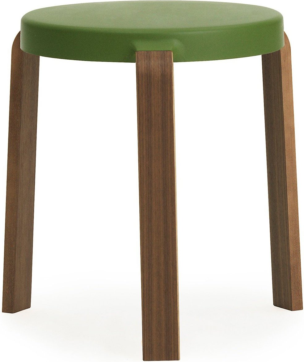 Stołek Tap oliwka orzech