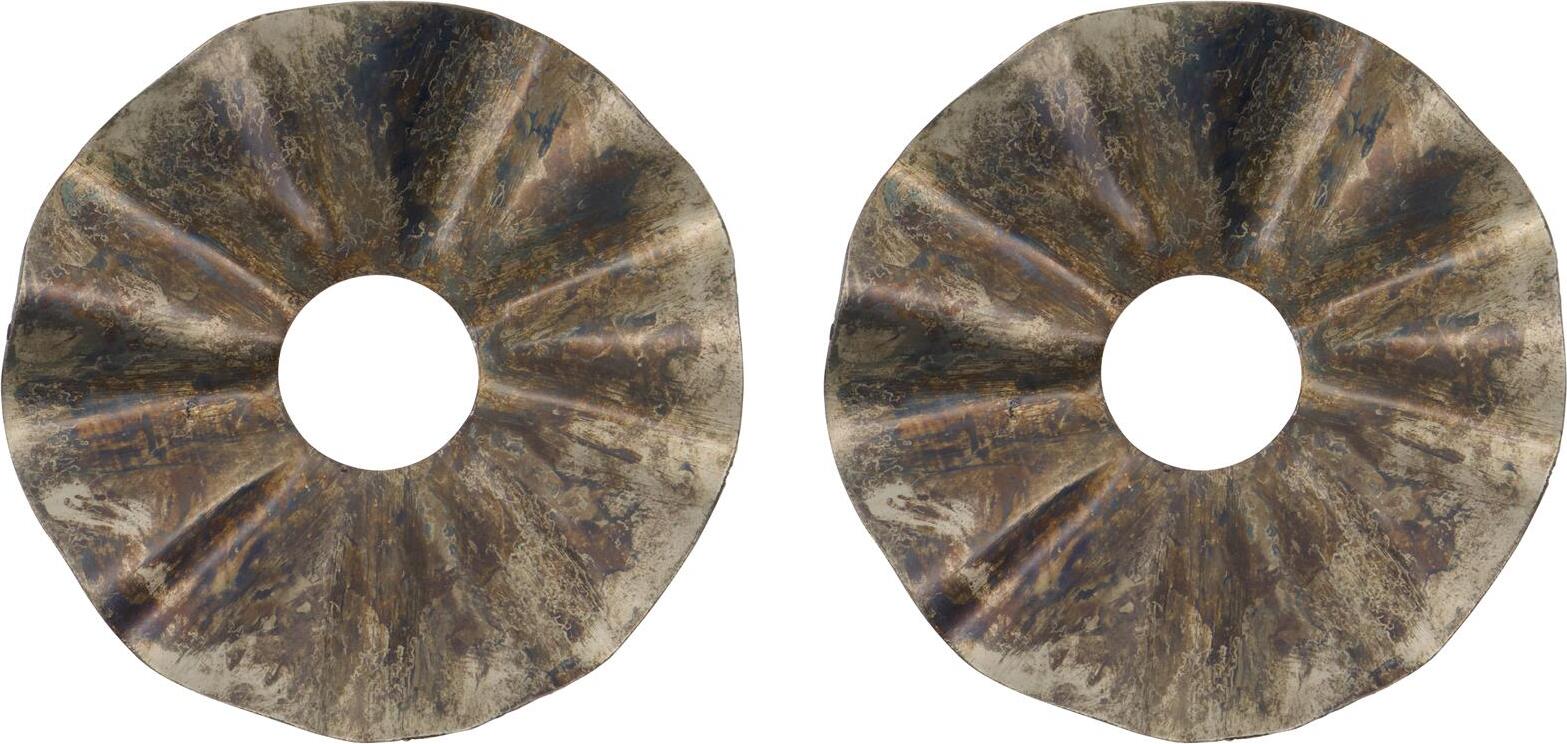 Nakładki na świece Flolo antyczny brąz 2 szt.