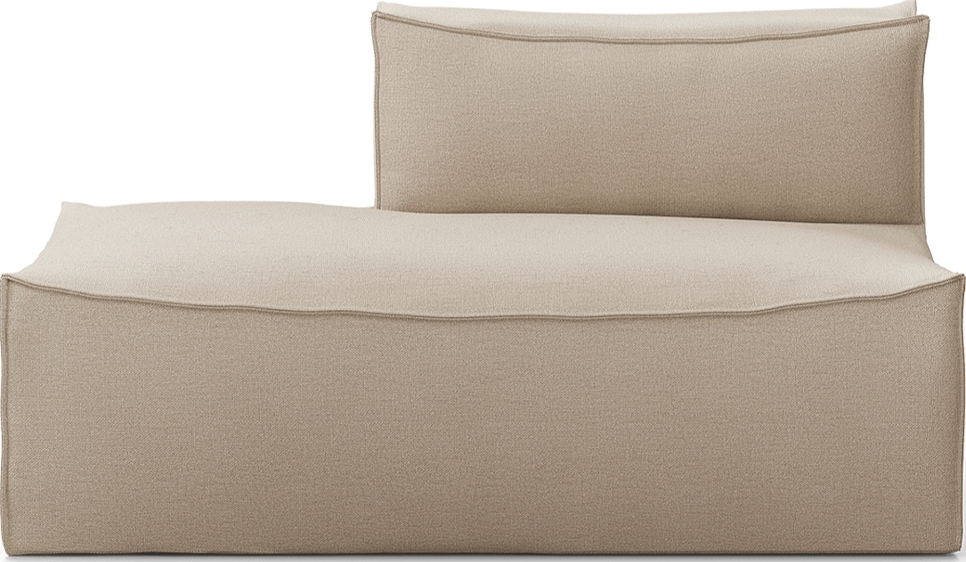 Leżanka prawostronna Catena Rich Linen 150 cm beżowa