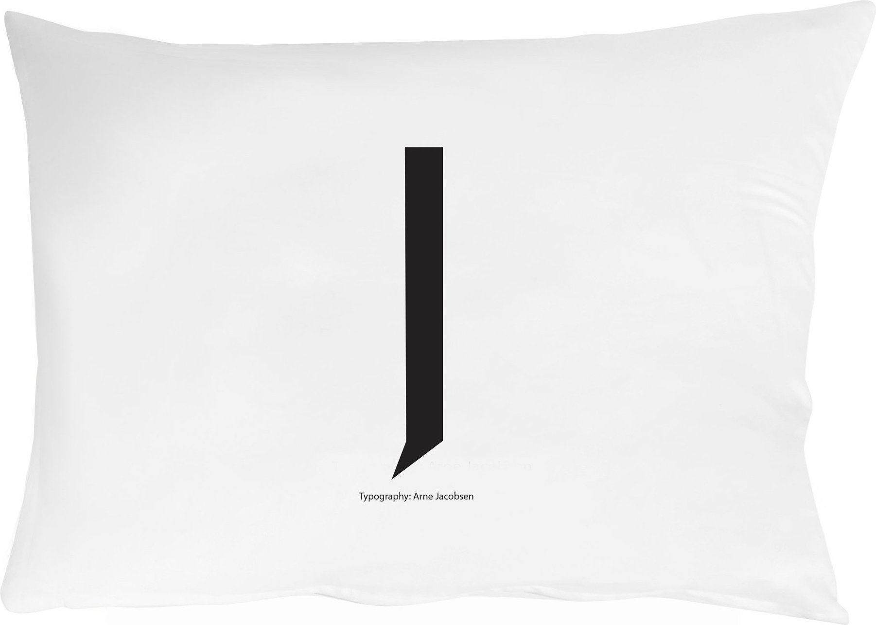 Poszewka na poduszkę Arne Jacobsens Vintage ABC litera J