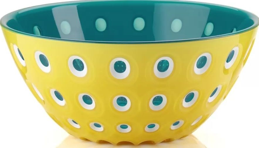 Miska Le Murrine 20 cm żółto-niebieska