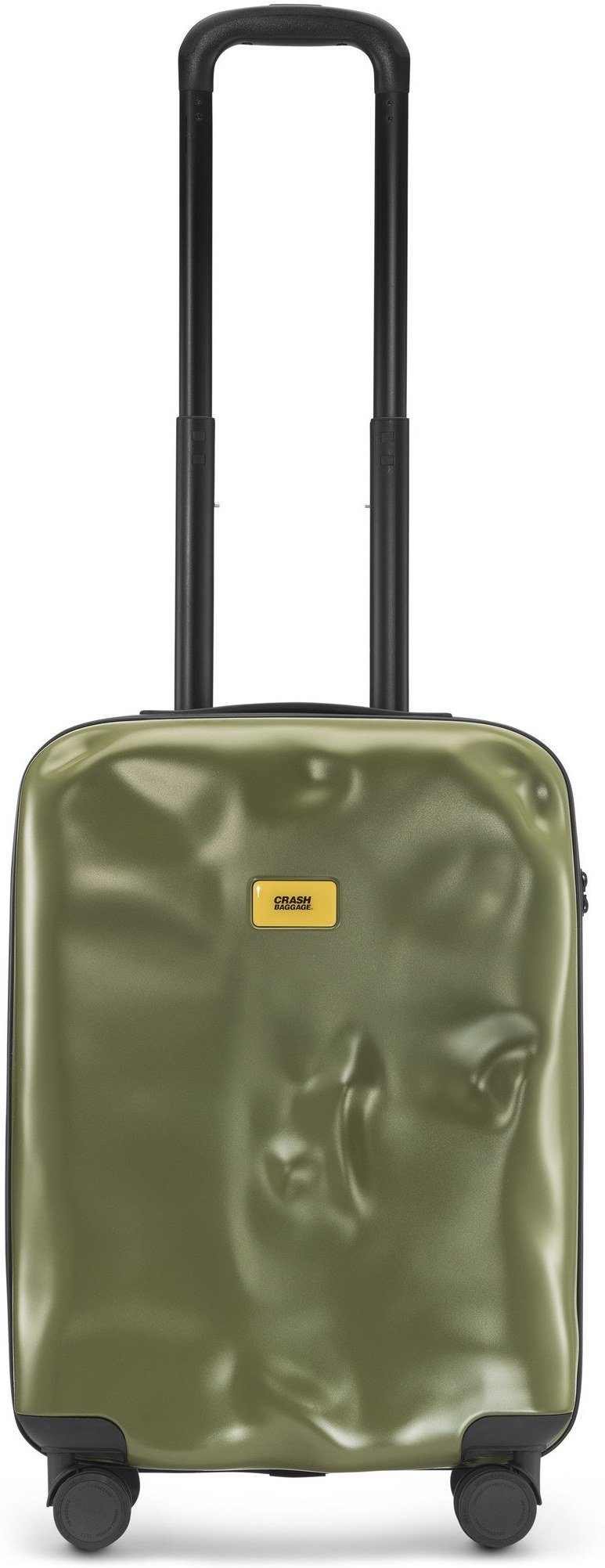 Walizka Icon kabinowa matowa oliwkowa