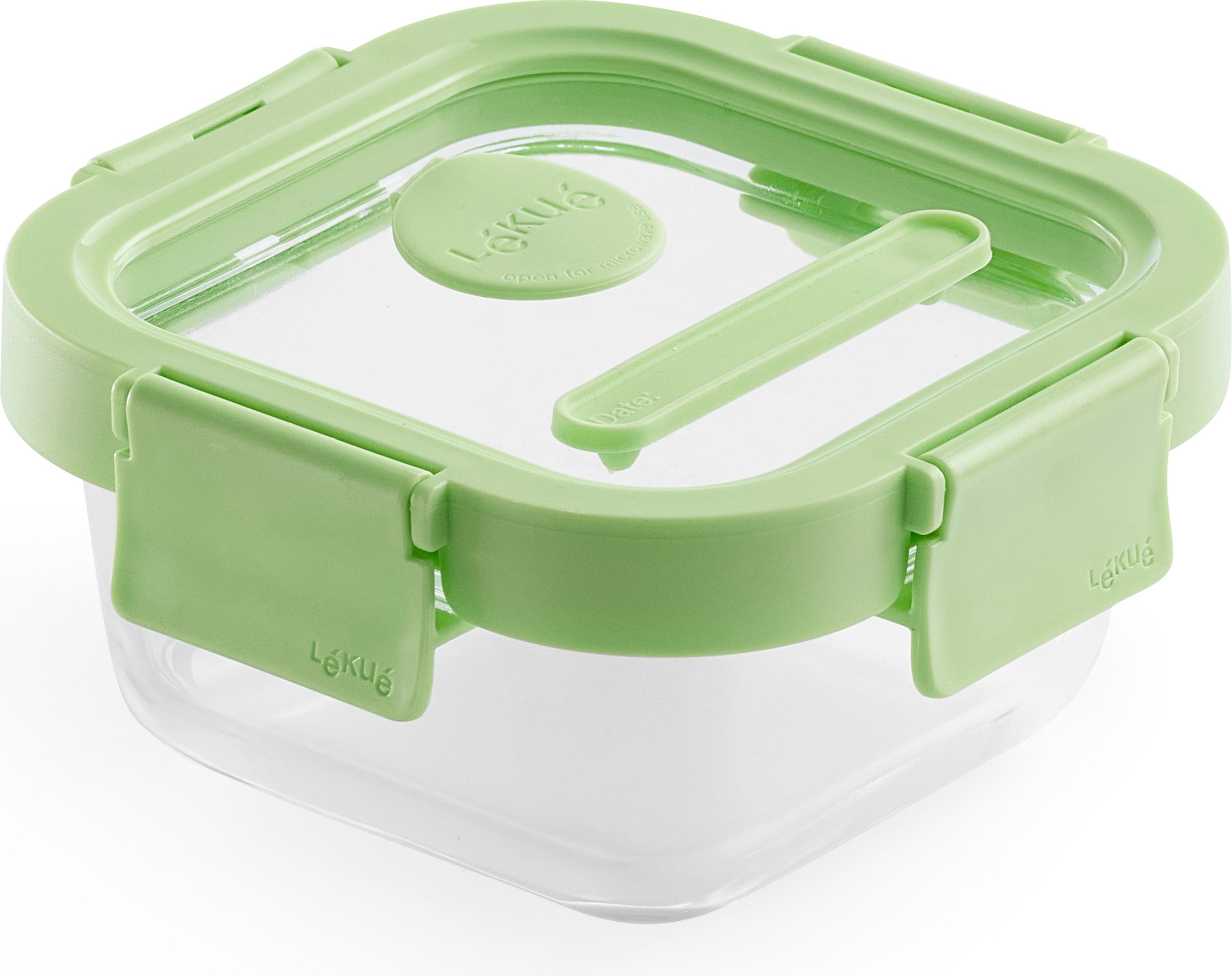 Pojemnik na żywność Lekue kwadratowy 320 ml szklany