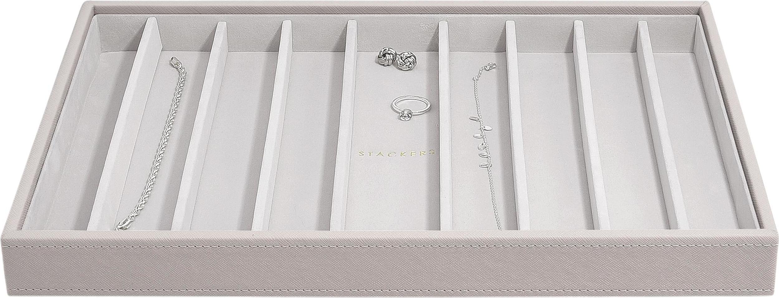 Szkatułka na naszyjniki Stackers 9 komorowa supersize taupe