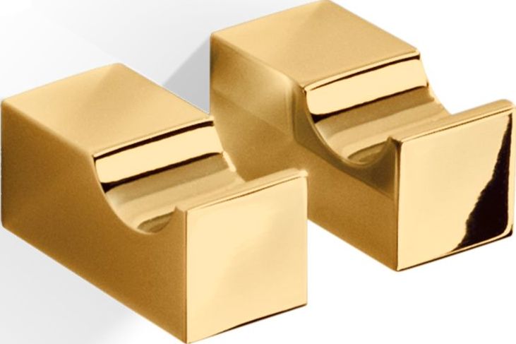 Wieszaki haczyki na ręczniki Corner złote 2 szt.