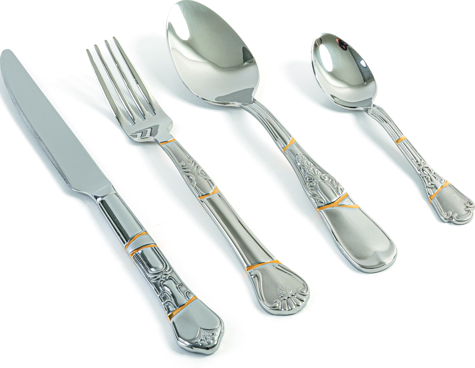 Komplet sztućców Kintsugi 4 el.