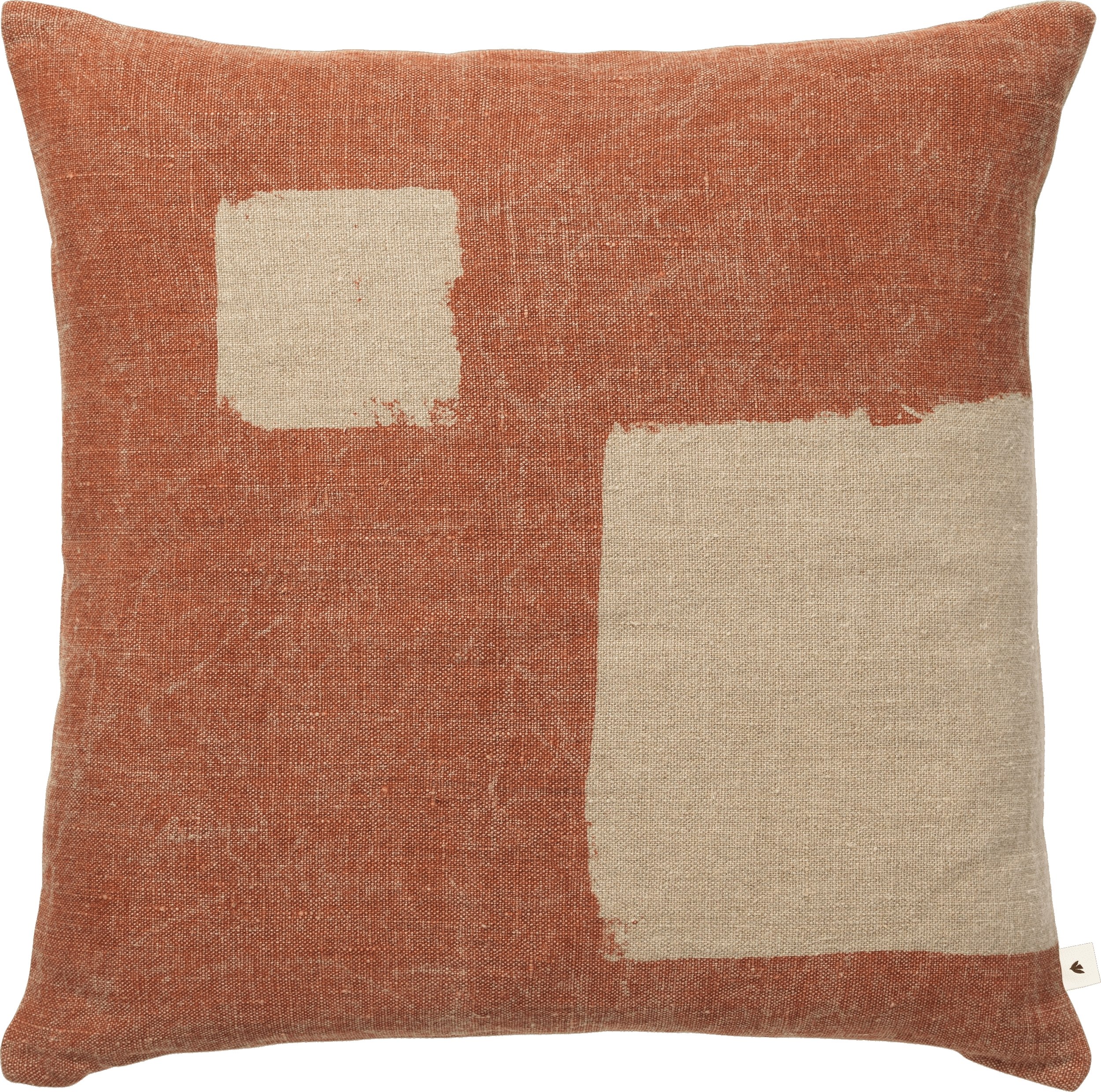 Poduszka dekoracyjna Oleo 50 x 50 cm beżowo-czerwona