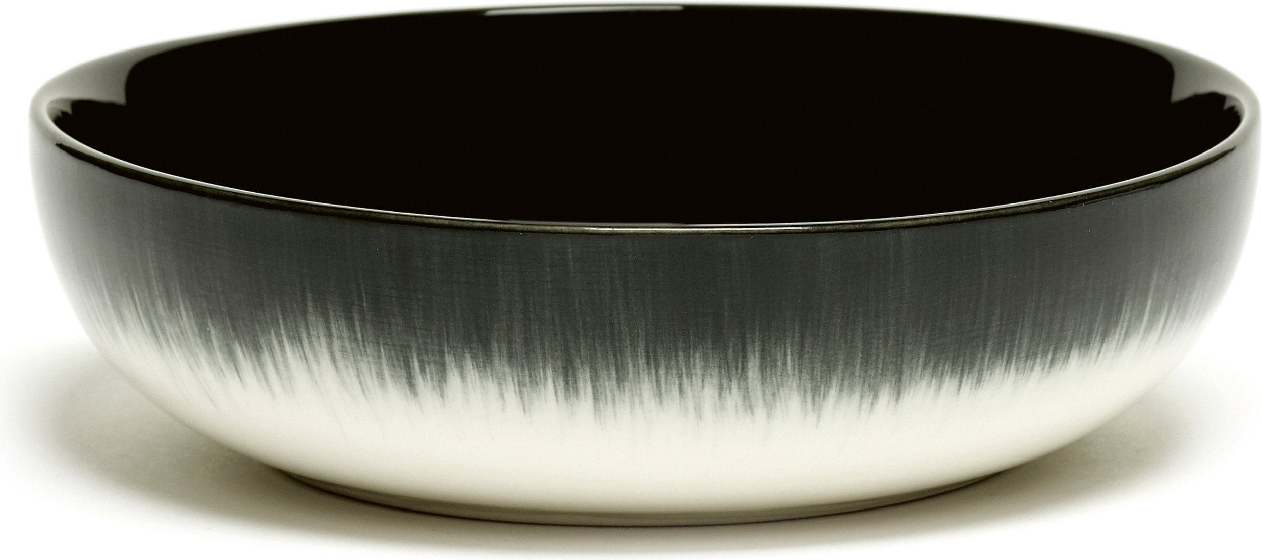 Miska Dé B 12,9 cm czarno-biała